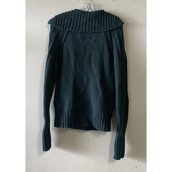 american eagle sweater women Xl Green V Neck Pullover Z29 - Picture 4 of 8
